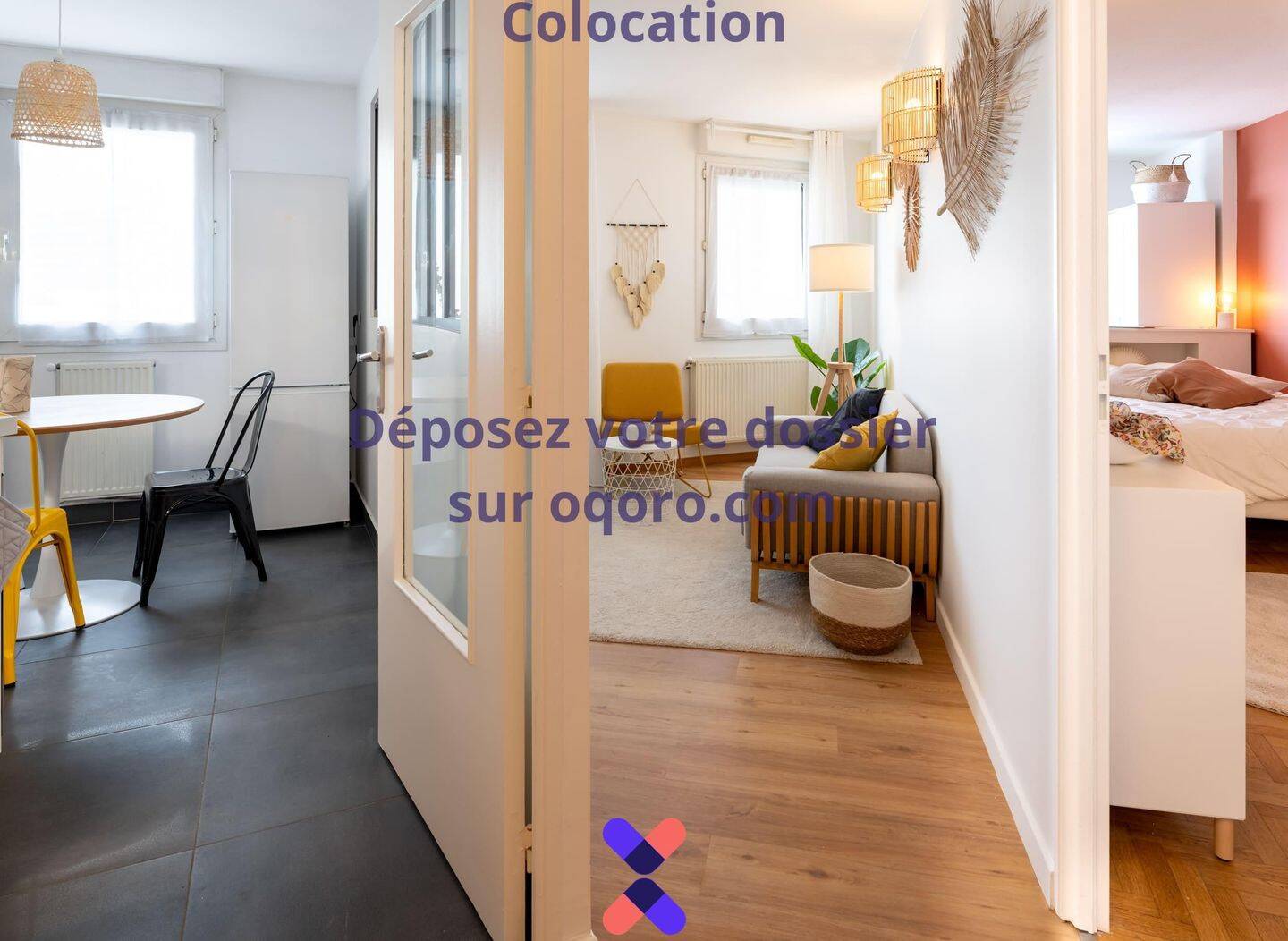 Chambre en colocation appartement meublé — 9