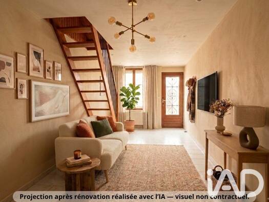 Maison de ville à vendre 85 000 € 4 pièces 3 chambres 61 m² Route d'Houplines Armentières 59280
