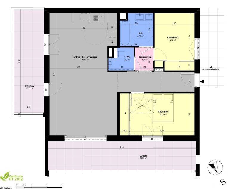 Maison à vendre, 75m², CHATEAUNEUF DE GRASSE