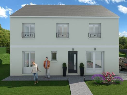 Terrain avec maison neuve à vendre 230 000 € 6 pièces 5 chambres 135 m² 479 m² de terrain Wavignies 60130