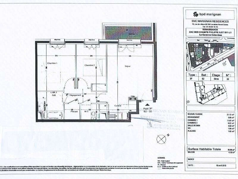 Maison à louer, 54m², LA GARENNE COLOMBES