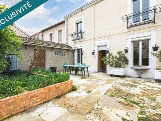 Maison à vendre 215 000 € 5 pièces 3 chambres 111 m² 201 m² de terrain Clairmarais-Charles Arnould Reims 51100