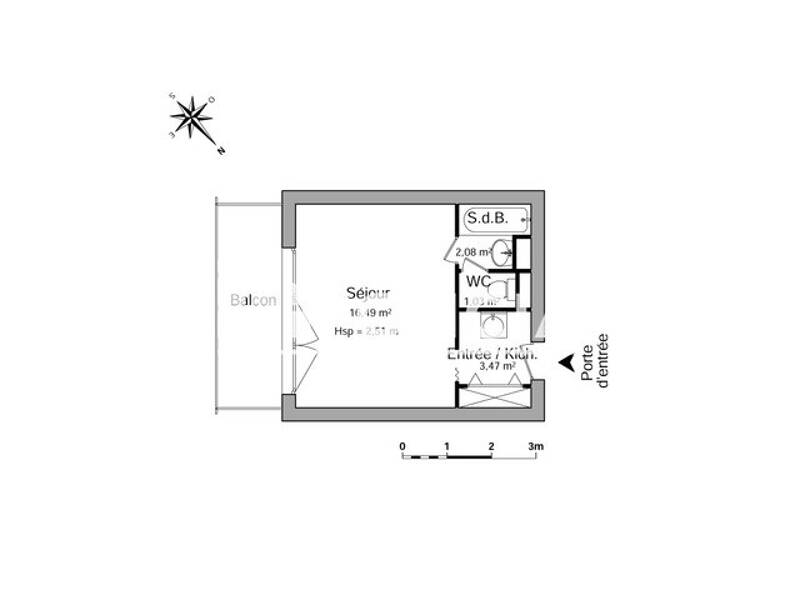 Maison à louer, 23m², LUISANT