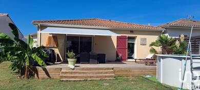 Maison de plain-pied à vendre 330 000 € 4 pièces 3 chambres 100 m² 630 m² de terrain Ludon-Médoc 33290