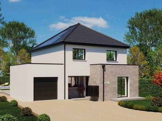 Terrain avec maison neuve à vendre 509 900 € 5 pièces 4 chambres 132 m² 342 m² de terrain Chantereine-La Fontaine-Arcades-Castermant Chelles 77500