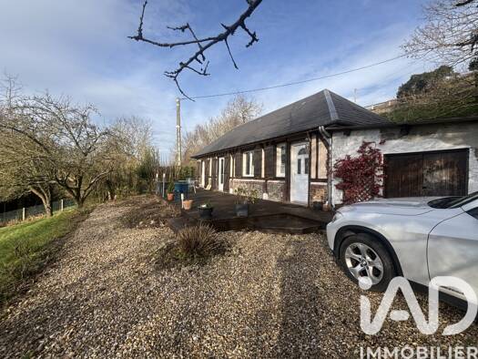 Maison à vendre 203 500 € 3 pièces 1 chambre 58 m² 5 000 m² de terrain Saint Paul Pont-Audemer 27500