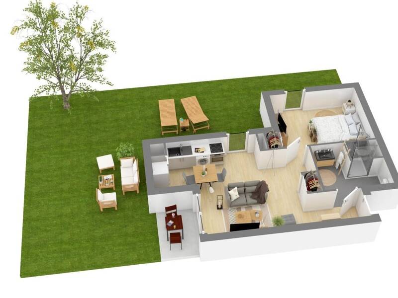 Maison à louer, 47m², BIHOREL