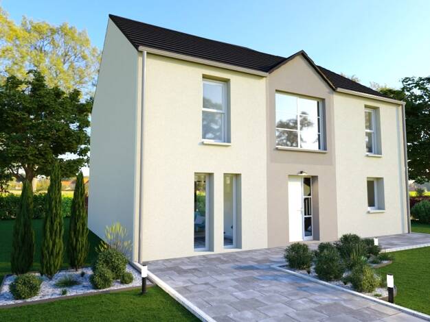 Terrain avec maison neuve à vendre 453 688 € 7 pièces 5 chambres 150 m² 672 m² de terrain Mareuil-Lès-Meaux 77100