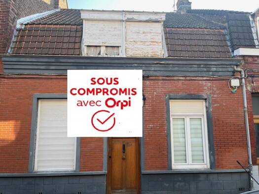 Maison à vendre 82 900 € 3 pièces 2 chambres 93,6 m² 343 m² de terrain Haute Loge-Tissage-Chapelle Vandamme-Rocher Hazebrouck 59190