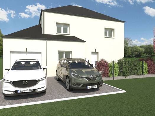 Terrain avec maison neuve à vendre 258 456 € 4 pièces 3 chambres 102 m² 349 m² de terrain Saint-André-sur-Orne 14320