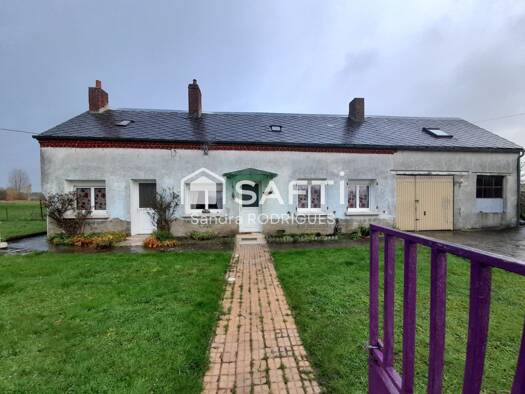 Maison à vendre 89 900 € 4 pièces 2 chambres 104 m² 950 m² de terrain Mesbrecourt-Richecourt 02270