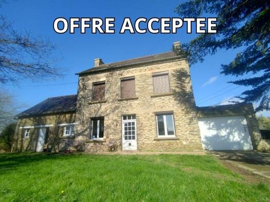 Maison à vendre 99 900 € 3 pièces 2 chambres 75 m² 666 m² de terrain Landeleau 29530