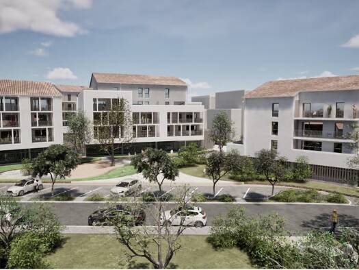 Appartement à vendre - Neuf 229 900 € 3 pièces 2 chambres 62,5 m² dès le 31/03/2027 Bas Cenon-cours Verdun-Testaud Cenon 33150