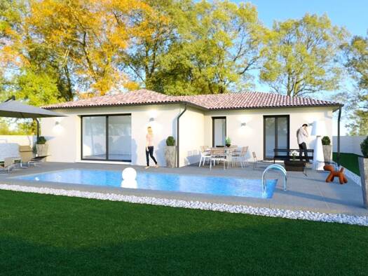 Terrain avec maison neuve à vendre 254 109 € 5 pièces 4 chambres 106 m² 240 m² de terrain Ceyras 34800