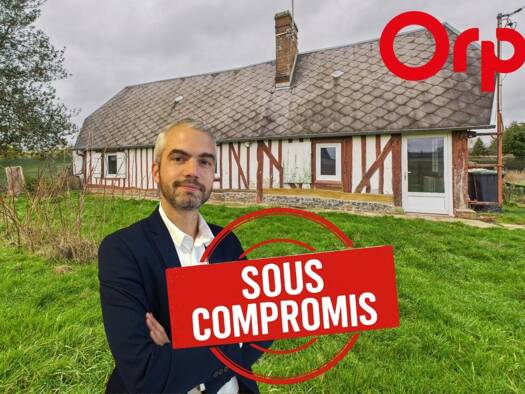 Maison à vendre 57 000 € 2 pièces 1 chambre 45 m² Treis-Sants-en-Ouche 27300