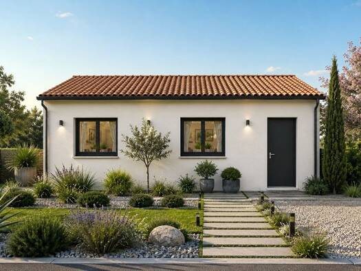 Terrain avec maison neuve à vendre 146 400 € 3 pièces 2 chambres 60 m² 462 m² de terrain Meursac 17120