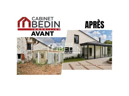 Maison à vendre 124 400 € 3 pièces 2 chambres 102,8 m² 640 m² de terrain St Maixant 33490