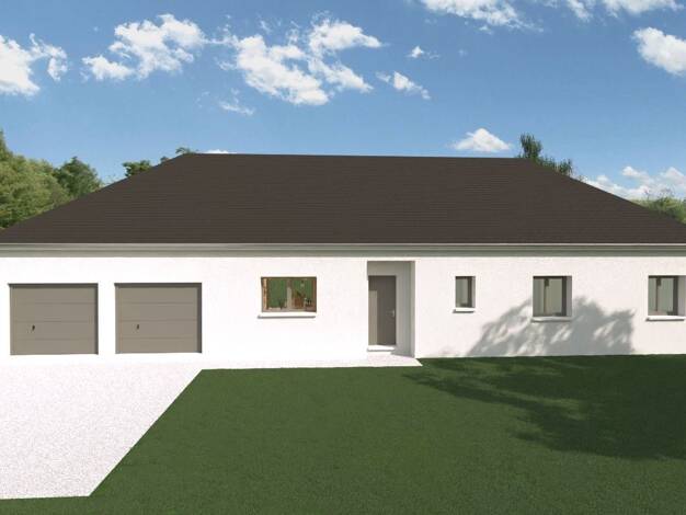 Terrain avec maison neuve à vendre 271 100 € 5 pièces 4 chambres 118 m² 1 265 m² de terrain Saint-Pont 03110