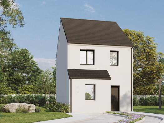 Terrain avec maison neuve à vendre 314 900 € 3 pièces 2 chambres 72 m² 210 m² de terrain Village Bouffémont 95570