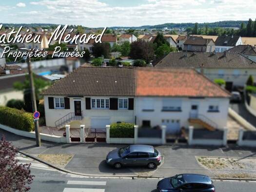 Maison de plain-pied à vendre 169 800 € 5 pièces 4 chambres 96,11 m² 388 m² de terrain Saint Crepin Soissons 02200