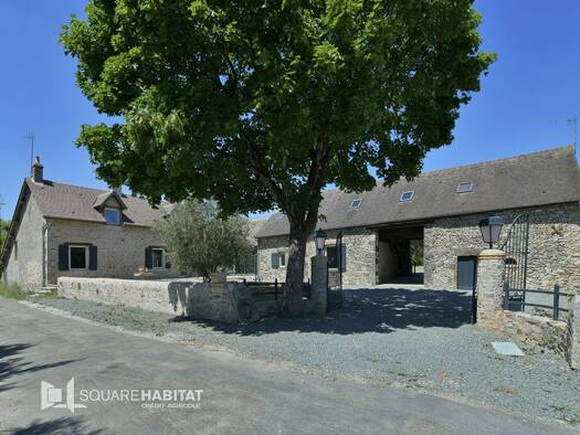 Maison à vendre 245 250 € 7 pièces 4 chambres 129 m² 4 300 m² de terrain Asse le Boisne 72130