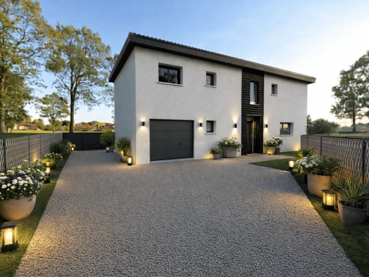 Terrain avec maison neuve à vendre 799 000 € 5 pièces 4 chambres 154 m² 614 m² de terrain Ouest Saint-Genis-Pouilly 01630