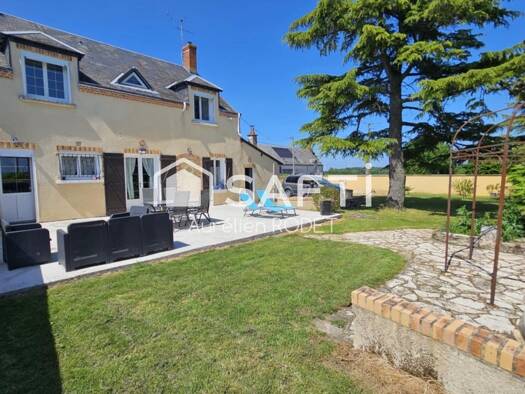 Maison à vendre 175 000 € 5 pièces 4 chambres 133 m² 975 m² de terrain Paudy 36260