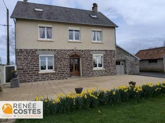 Maison en viager occupé Bouquet 78 050 € 6 pièces 6 chambres 112 m² 5 500 m² de terrain Saint-Sauveur-la-Pommeraye 50510