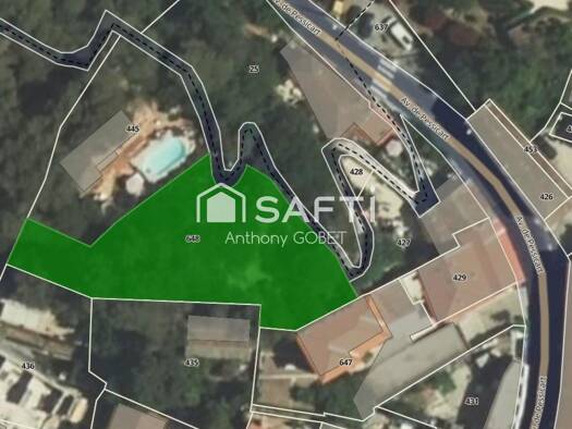 Propriété de loisirs à vendre 45 000 € 812 m² de terrain Pessicart Nice 06100