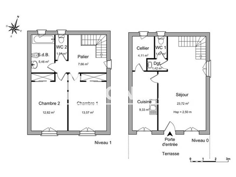 Maison à louer, 82m², BEYNOST