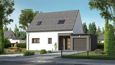 Terrain avec maison neuve à vendre 264 400 € 5 pièces 4 chambres 95 m² 600 m² de terrain Penmarc H-Kerity Penmarch 29760