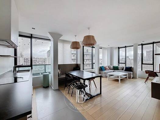 Appartement à louer 2 170 € 2 pièces 1 chambre 52,75 m² Étage 7/8 Bièvres Sud Tolbiac Paris 13ème arrondissement 75013