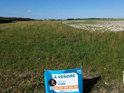 Terrain constructible à vendre 55 000 € 1 000 m² de terrain Bacouël 60120