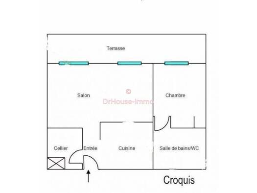 Appartement à vendre 149 000 € 2 pièces 1 chambre 48 m² Étage 2/4 Sainte Croix Fréjus 83600