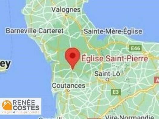 Maison en viager occupé Bouquet 19 600 € 4 pièces 4 chambres 70 m² 120 m² de terrain Périers 50190