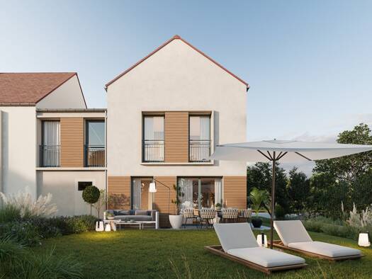 Maison à vendre - Neuf 597 000 € 5 pièces 4 chambres 119,1 m² 86,6 m² de terrain Châteaufort 78117