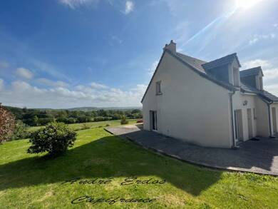 Maison de plain-pied à vendre 349 800 € 5 pièces 4 chambres 123 m² 1 700 m² de terrain Saint-Martin-le-Gréard 50690