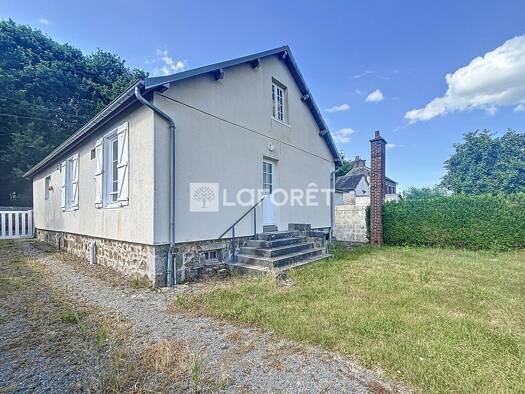 Maison de plain-pied à vendre 134 600 € 4 pièces 3 chambres 103 m² 760 m² de terrain Benardiere-Saint Michel Flers 61100