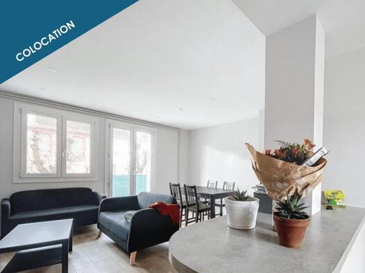 Colocation à louer - logement étudiant 400 € 1 pièce 82 m² 1er étage Jarville-la-Malgrange 54140