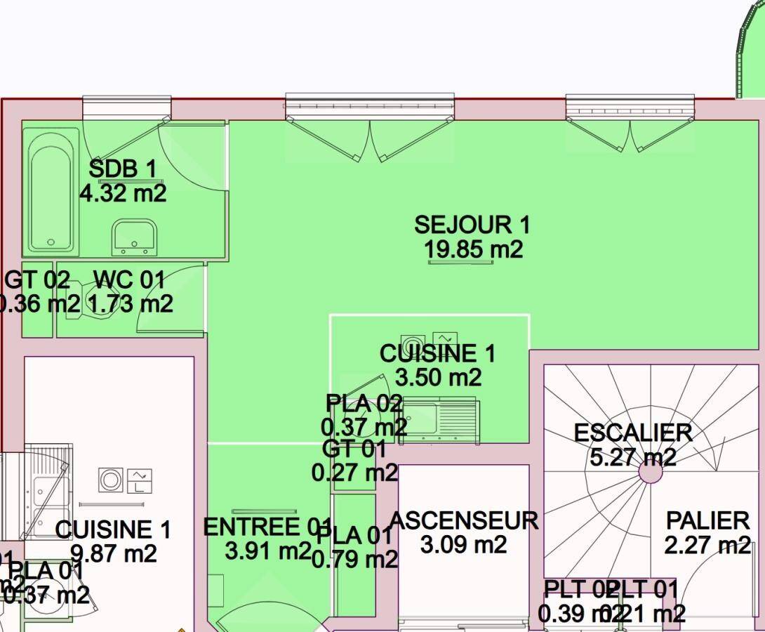 Maison à louer, 35m², LEVALLOIS PERRET