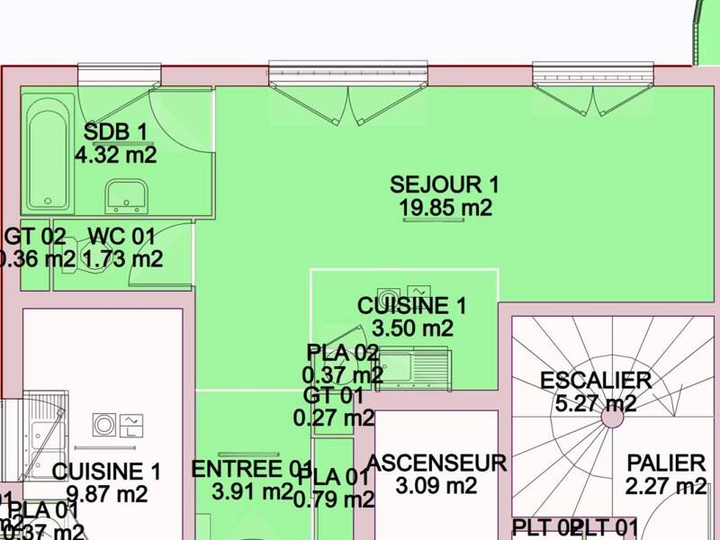 Maison à louer, 35m², LEVALLOIS PERRET