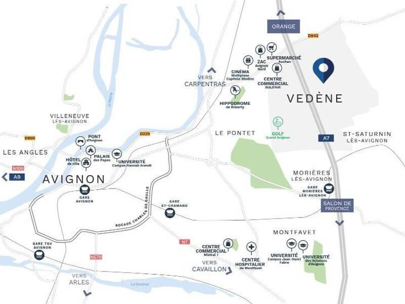 Maison à louer, 40m², VEDENE