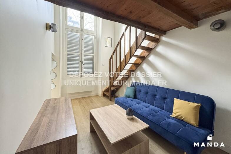 Appartement à louer 890 € 1 pièce 24 m² RDC Saint Louis Versailles 78000