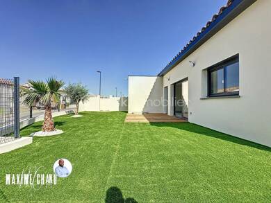 Maison de plain-pied à vendre 325 000 € 4 pièces 3 chambres 112 m² 340 m² de terrain Ginestas 11120