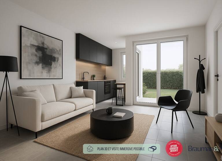 Appartement à vendre 366 000 € 3 pièces 2<br/>chambres 68 m²<br/>superficie RDC<br/>étage Wallon Le Plessis-Robinson 92350