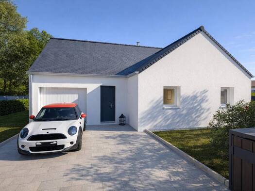 Terrain avec maison neuve à vendre 209 578 € 4 pièces 3 chambres 89 m² 453 m² de terrain Bourg-des-Comptes 35890