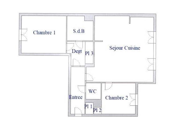 Appartement à louer - Neuf 1 410 € 3 pièces 2<br/>chambres 67,1 m²<br/>superficie RDC<br/>étage Val Joyeux Les Clayes-sous-Bois 78340