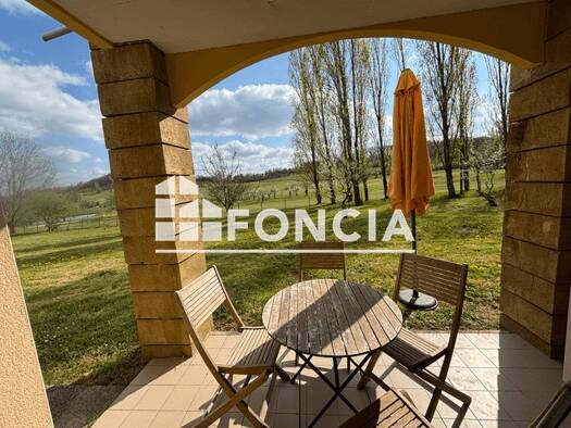 Appartement à louer 550 € 2 pièces 1 chambre 33,4 m² RDC Castelnaud-de-Gratecambe 47290