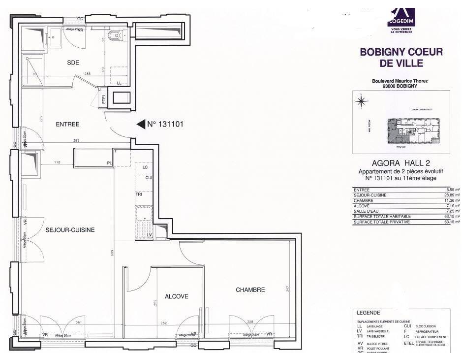 Maison à louer, 64m², BOBIGNY