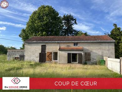 Maison à vendre 60 000 € 4 pièces 1 chambre 110 m² 1 184 m² de terrain Availles en Chatellerault 86530